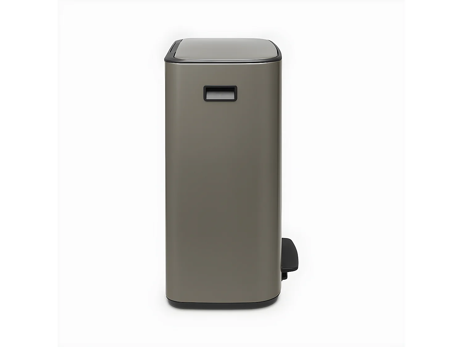 Brabantia Poubelle à pédale 2x30l platinum - 211546