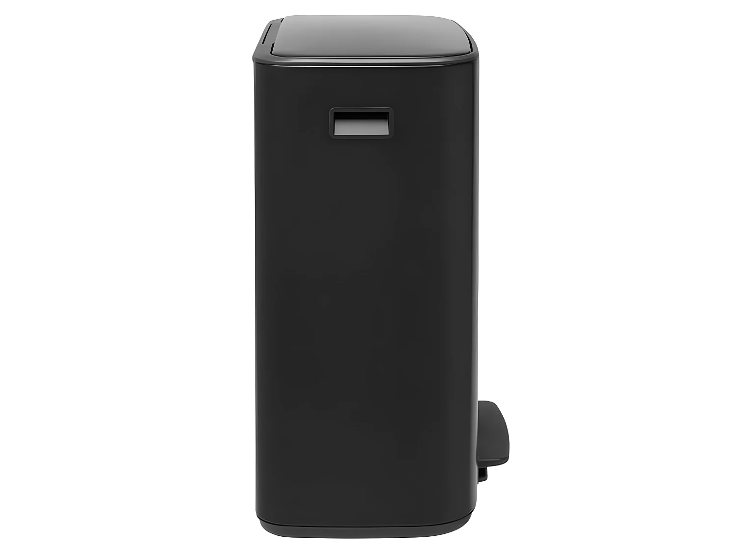 Brabantia Poubelle à pédale 2x30l matt black - 211508