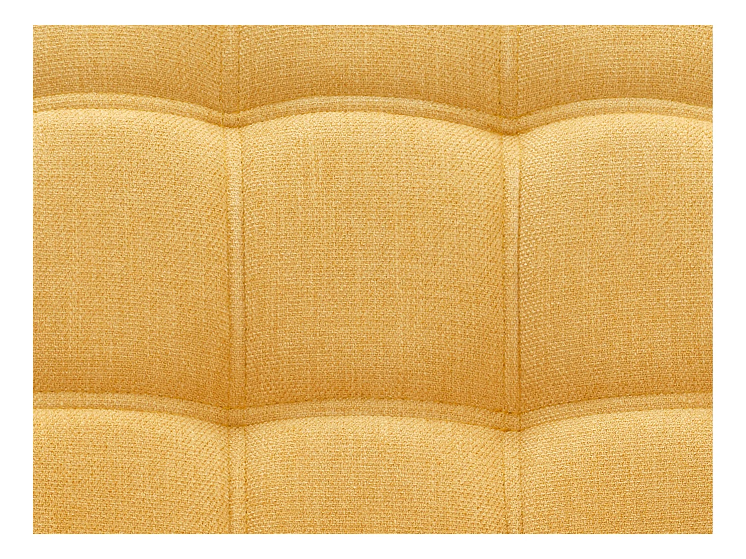 Sillón de tela color mostaza CASERTA