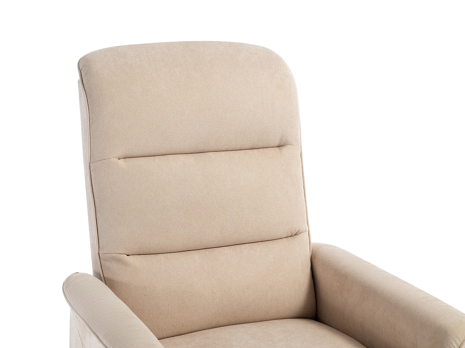 Relaxsessel Fernsehsessel elektrisch - Stoff - Beige - CAPUCINE