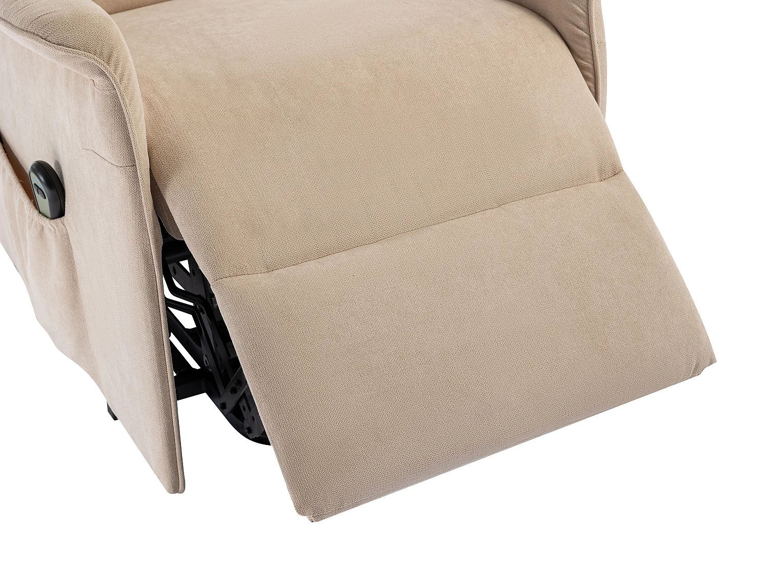 Relaxsessel Fernsehsessel elektrisch - Stoff - Beige - CAPUCINE