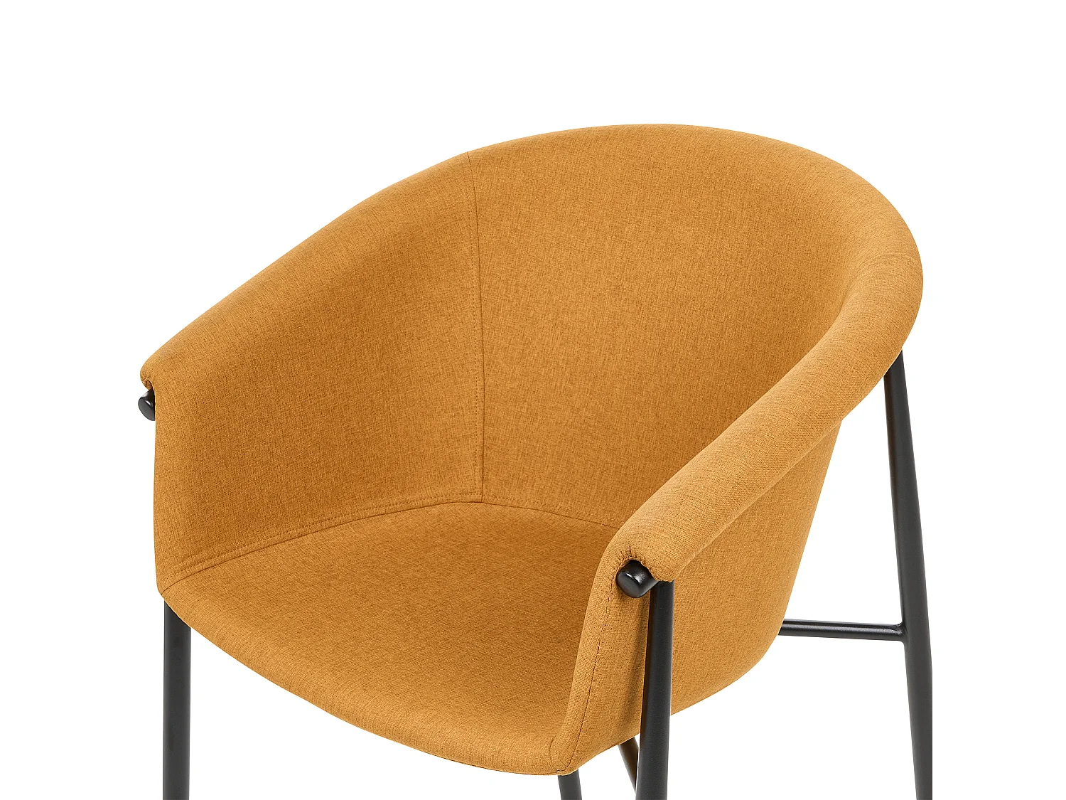 Set van 2 eetkamerstoelen AMES Oranje