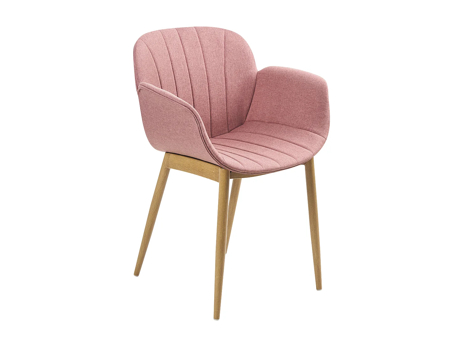 Lot de 2 chaises de salle à manger ALICE Rose