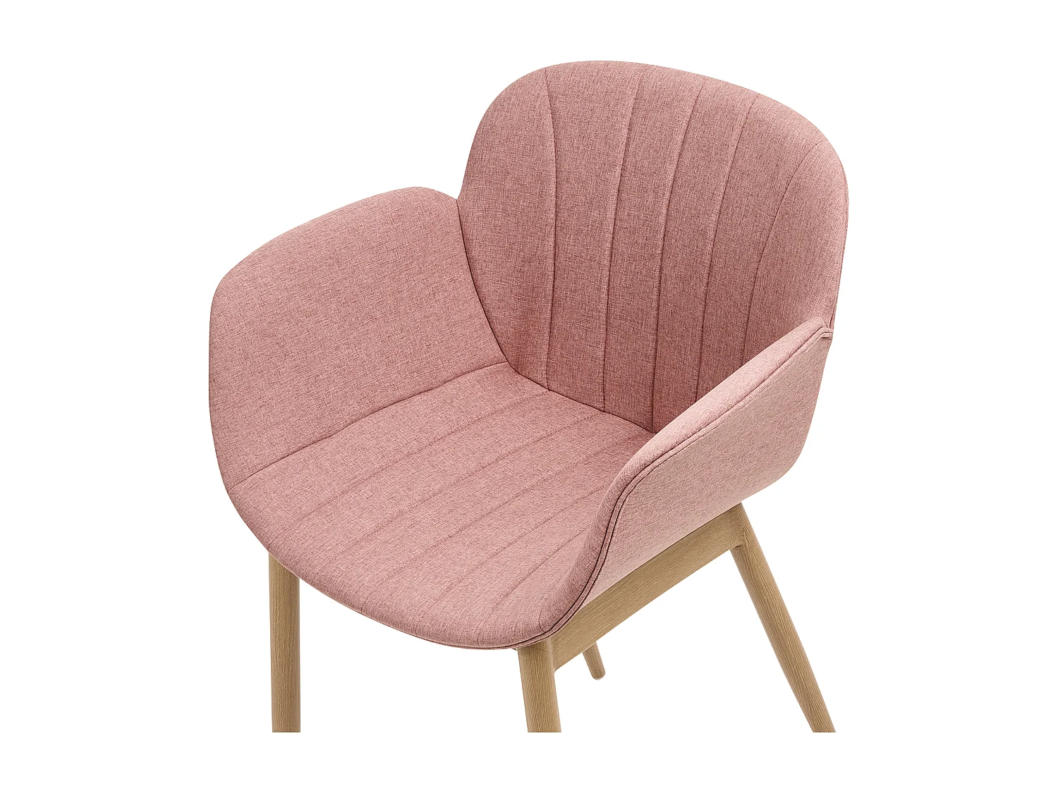 Lot de 2 chaises de salle à manger ALICE Rose