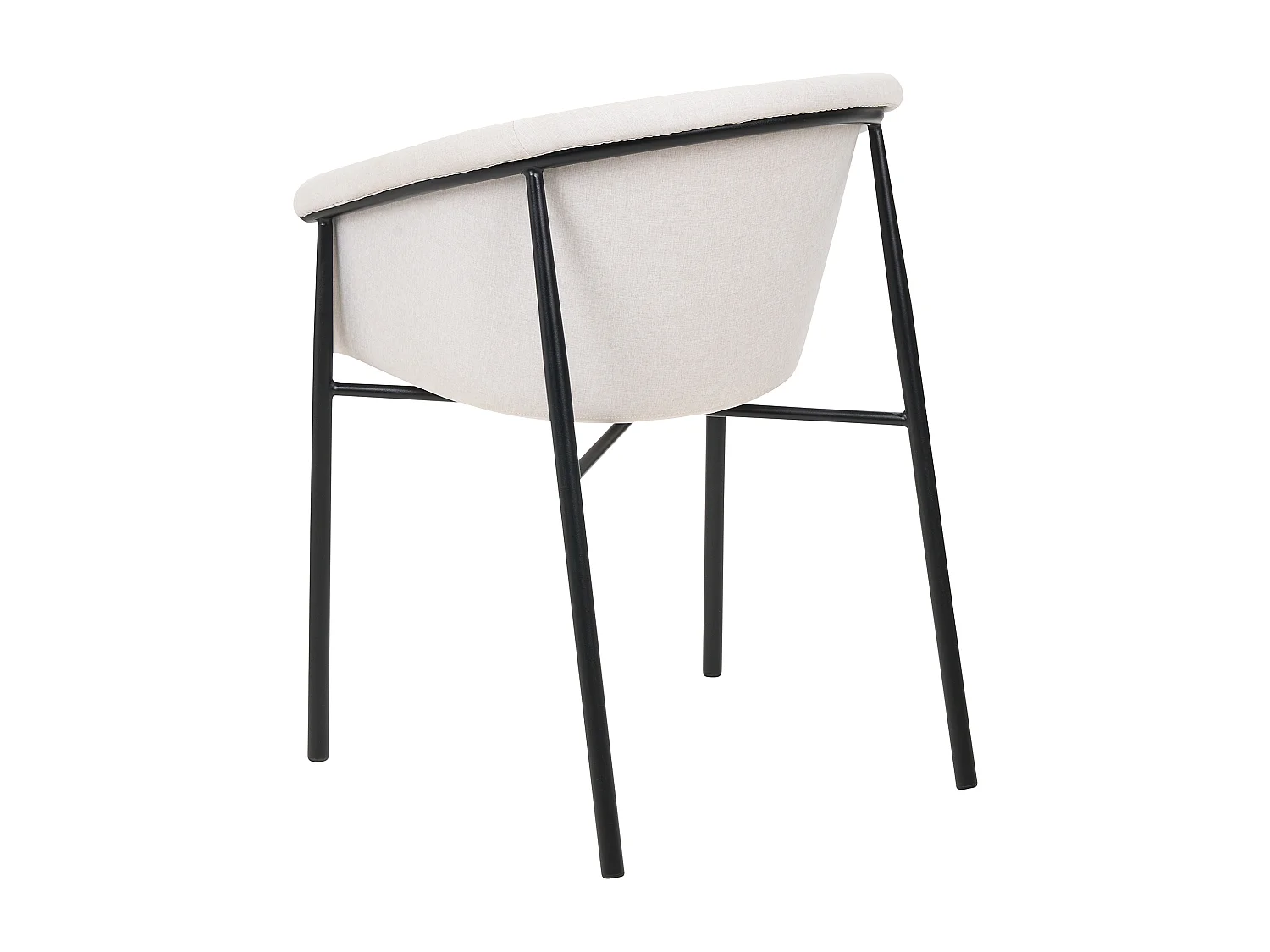 Set van 2 eetkamerstoelen AMES Lichtbeige