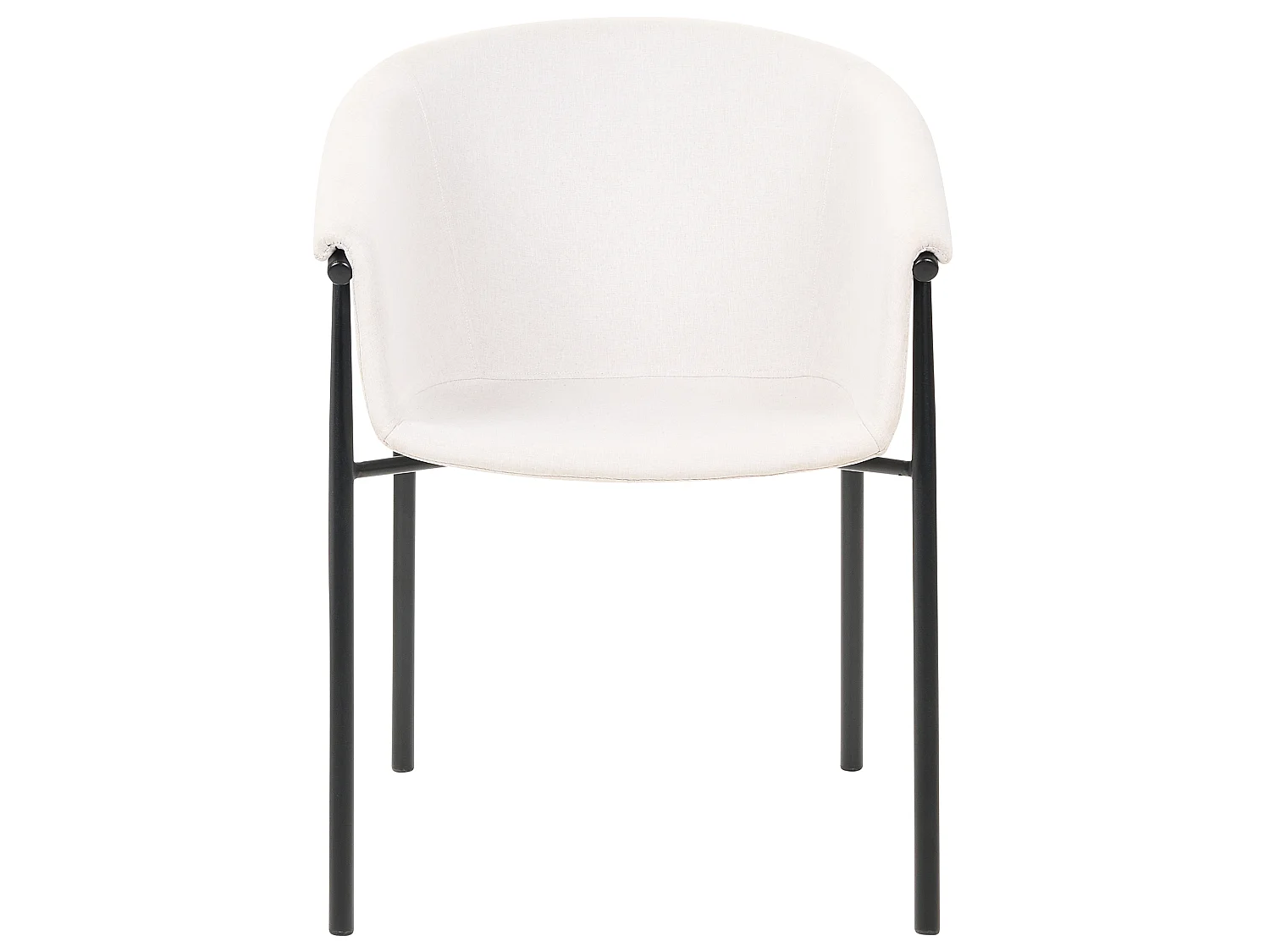 Set van 2 eetkamerstoelen AMES Lichtbeige