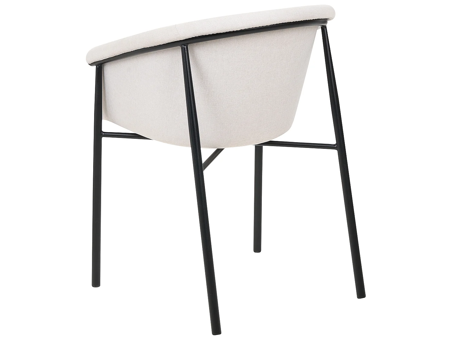 Set van 2 eetkamerstoelen AMES Lichtbeige