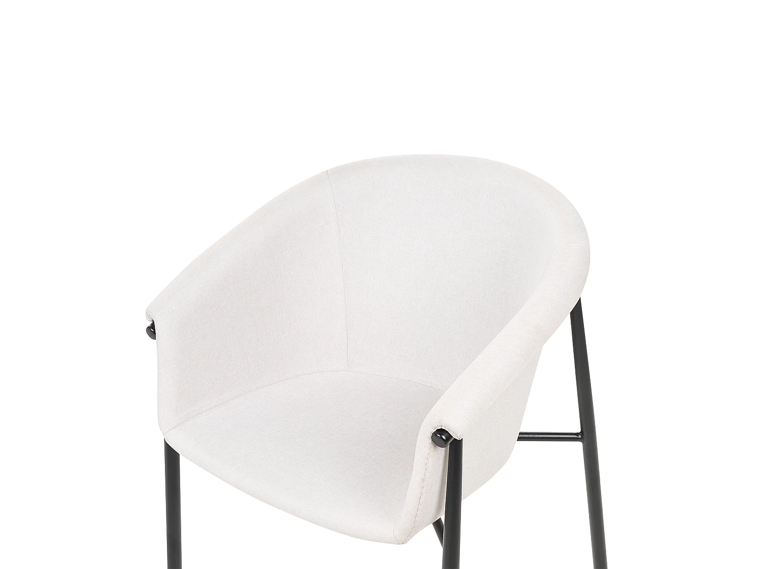 Set van 2 eetkamerstoelen AMES Lichtbeige