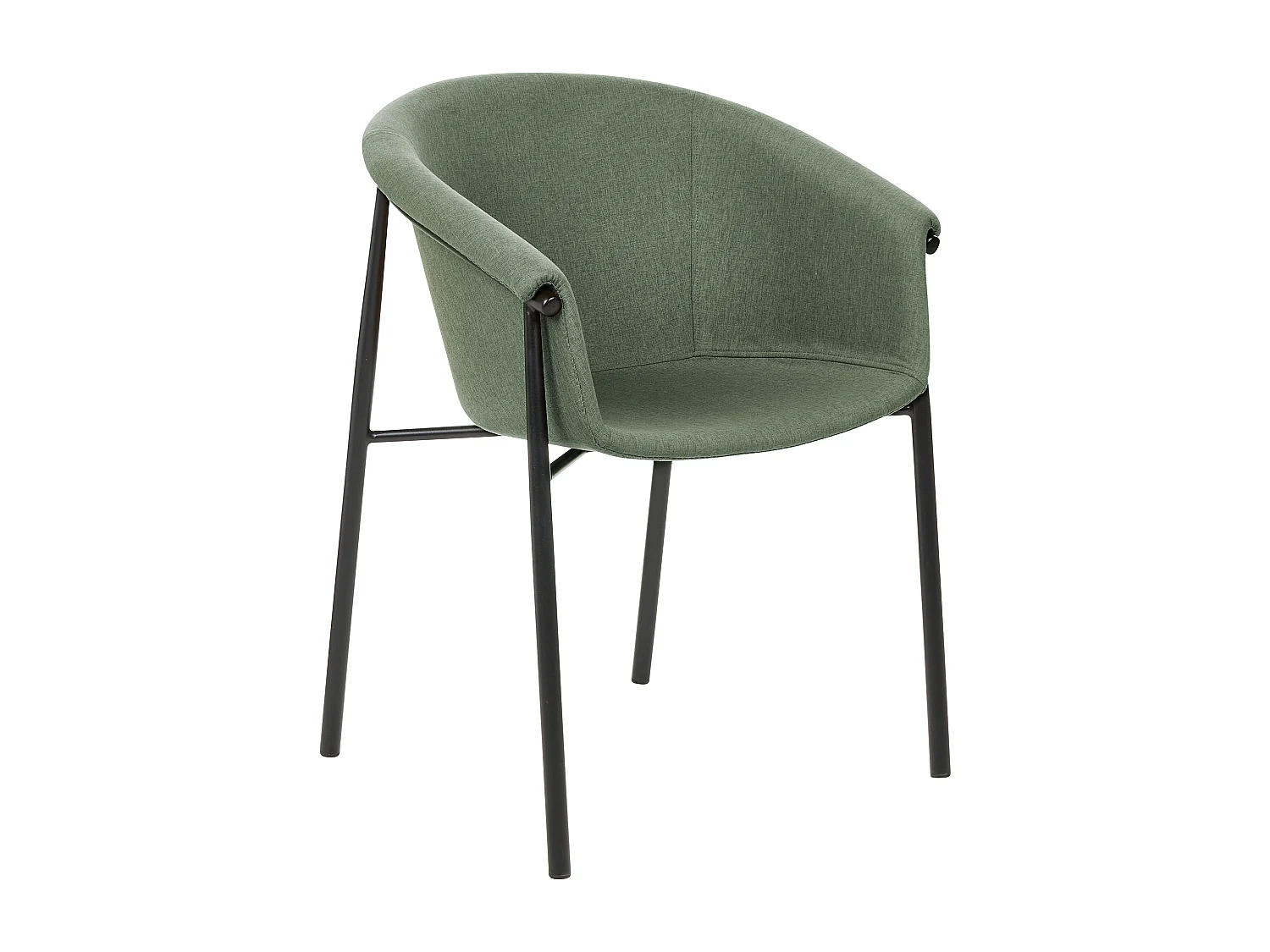 Set di 2 sedie da pranzo AMES Verde scuro