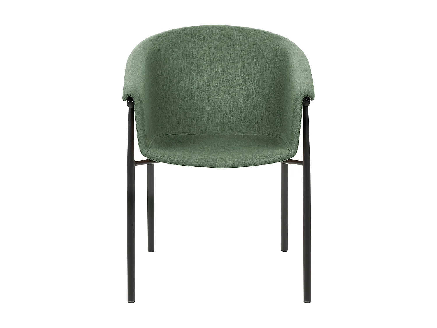 Set van 2 eetkamerstoelen AMES Donkergroen