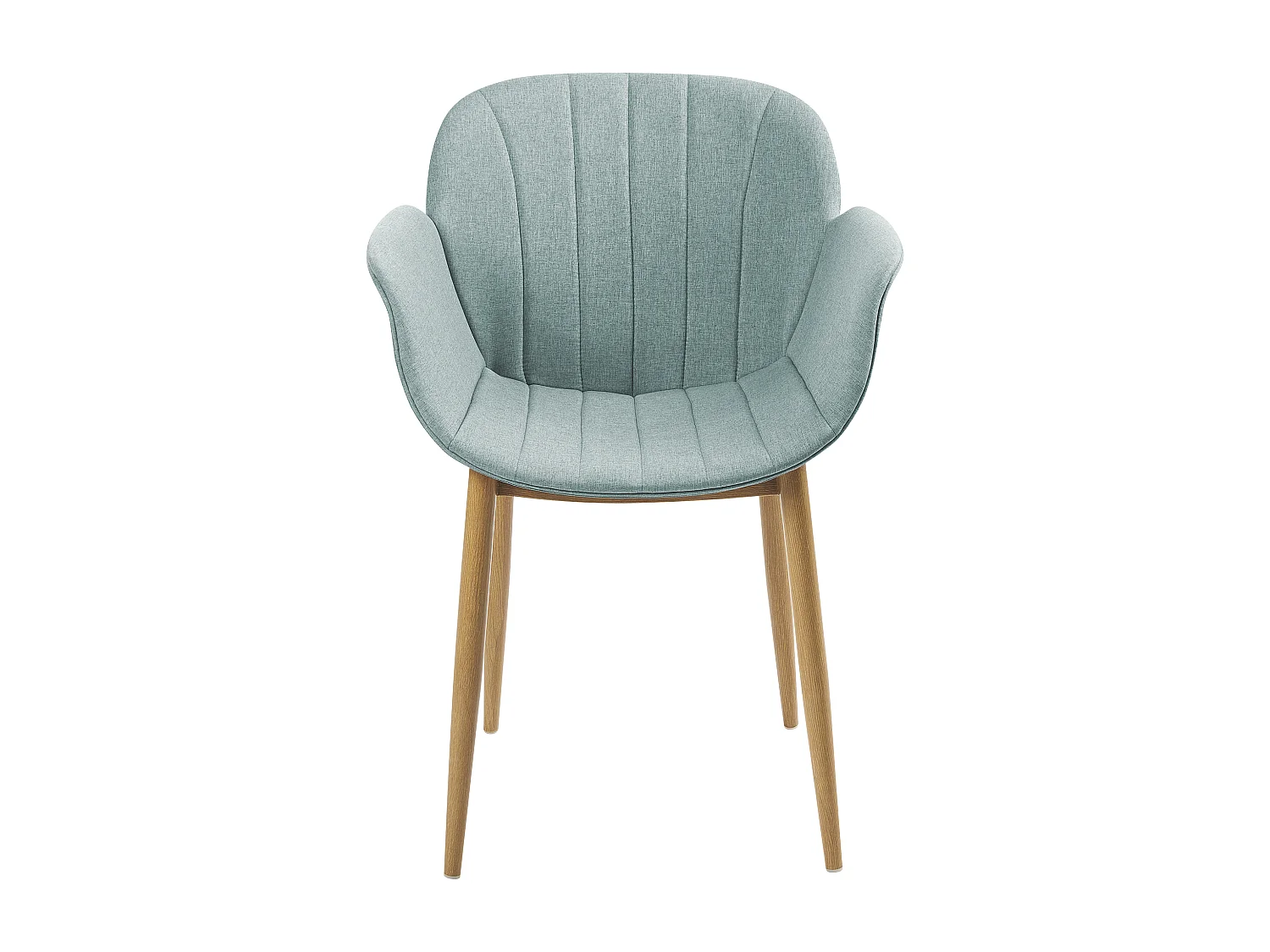 Lot de 2 chaises de salle à manger ALICE Vert menthe