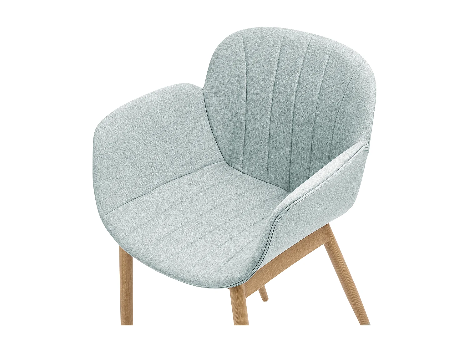 Lot de 2 chaises de salle à manger ALICE Vert menthe