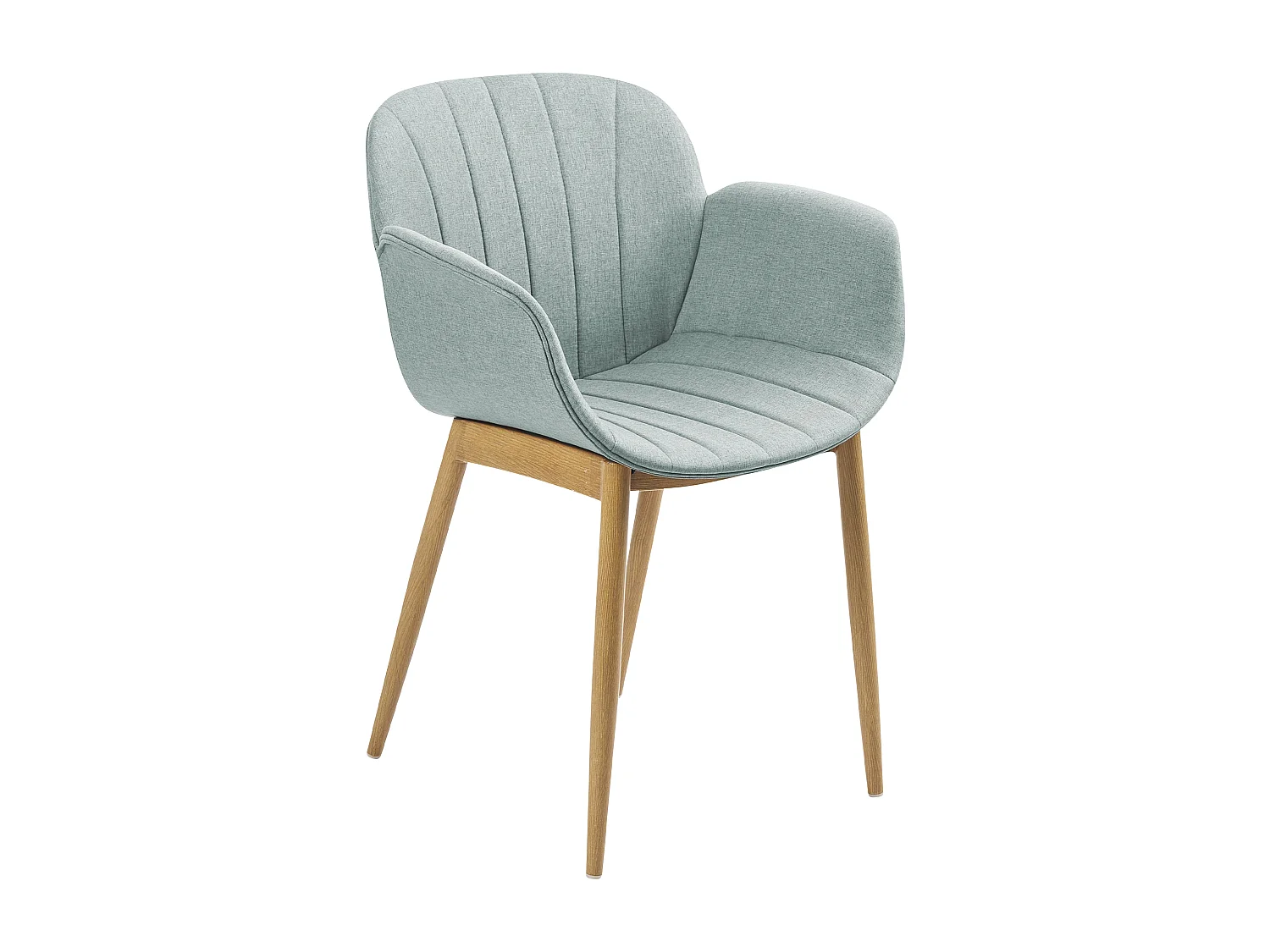 Lot de 2 chaises de salle à manger ALICE Vert menthe