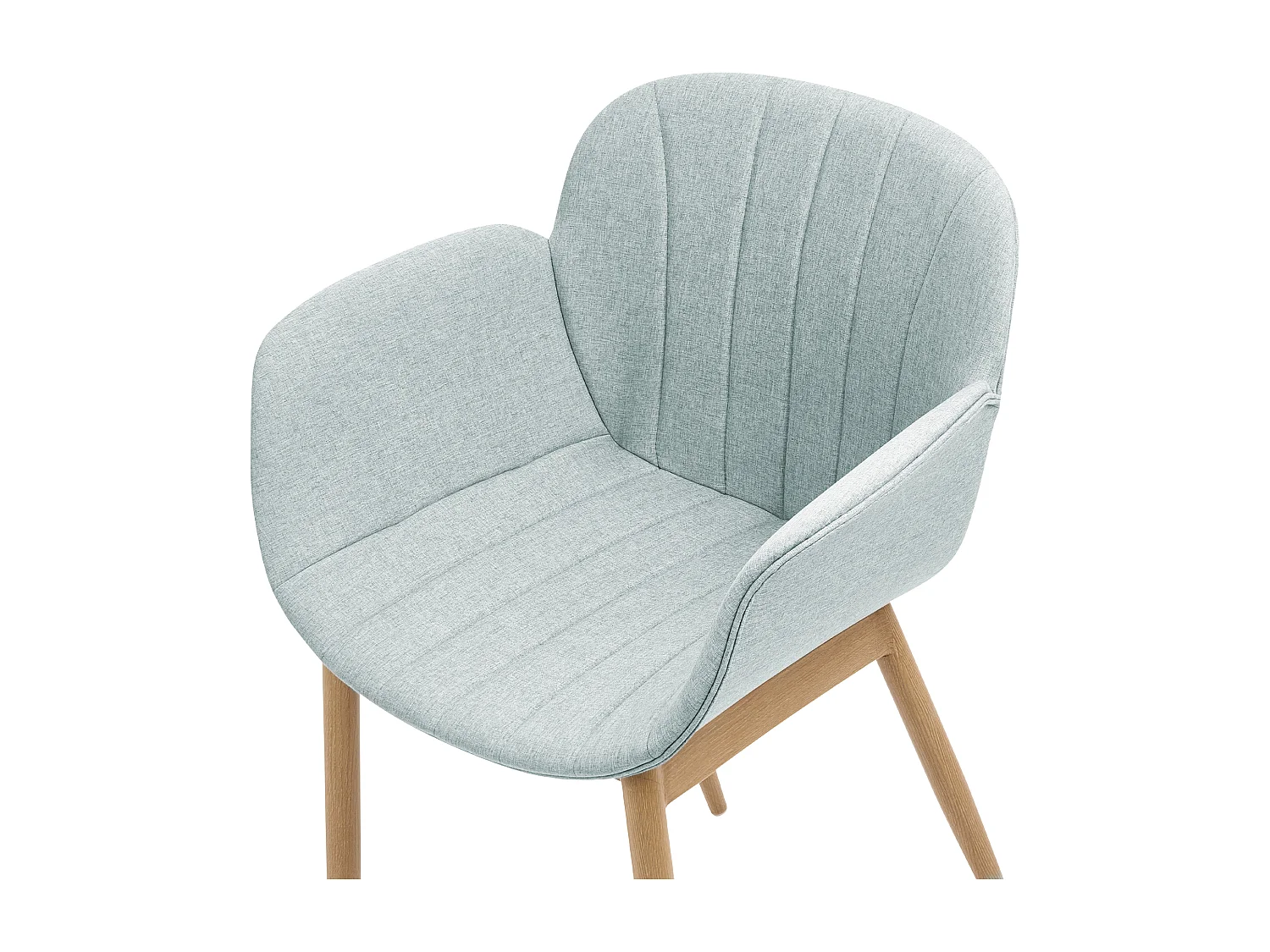 Set van 2 eetkamerstoelen ALICE Mintgroen