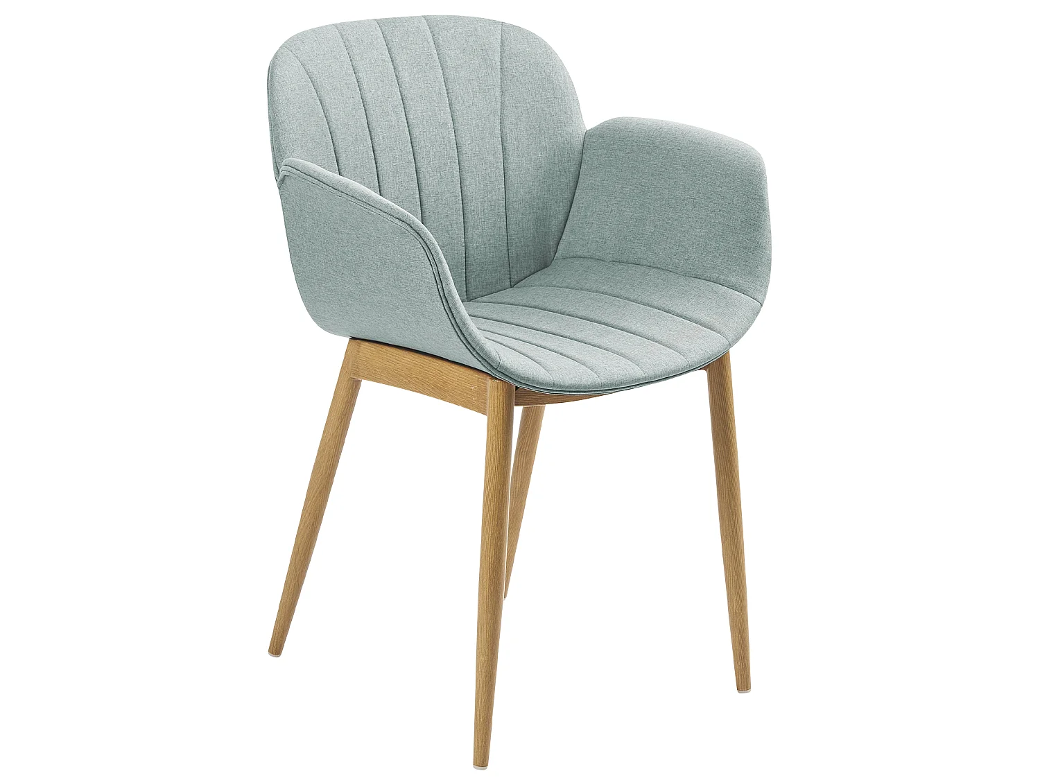 Set van 2 eetkamerstoelen ALICE Mintgroen