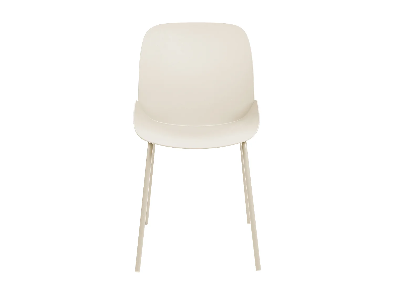 Lot de 2 chaises de salle à manger MILACA Beige