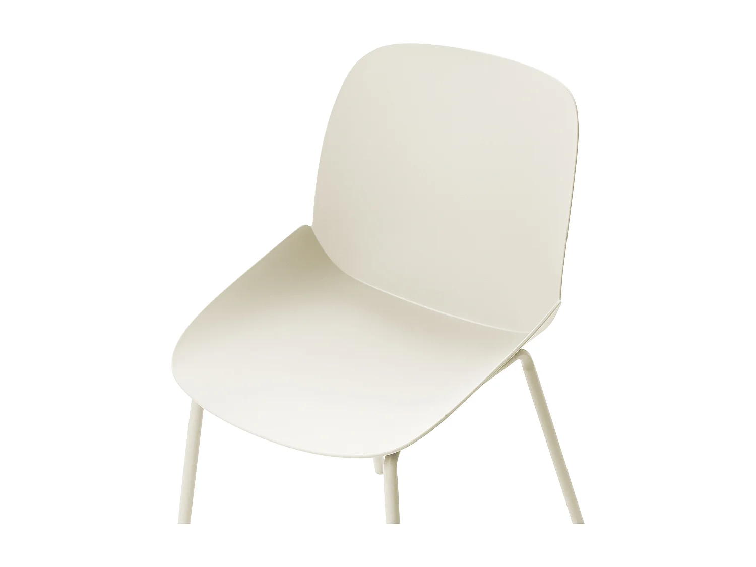 Lot de 2 chaises de salle à manger MILACA Beige