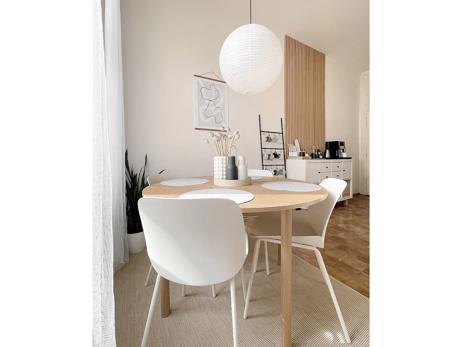 Lot de 2 chaises de salle à manger MILACA Beige