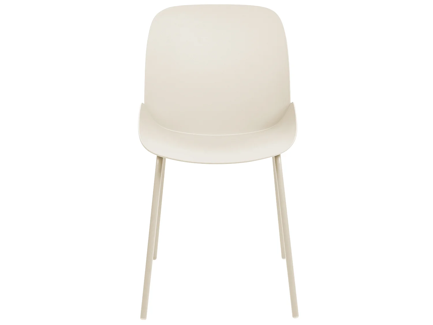 Set van 2 eetkamerstoelen MILACA Beige