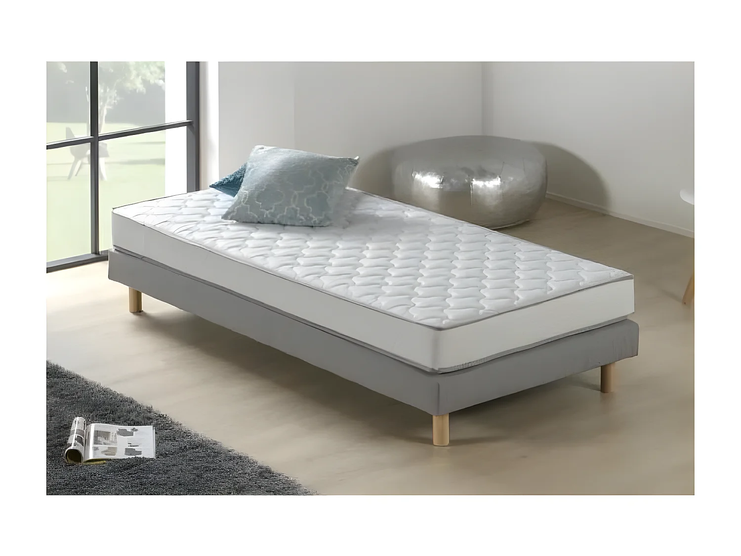 Matras Schuim Stevig Hahtuva 90x200 cm 5 Zones 14 cm - DEKO DREAM