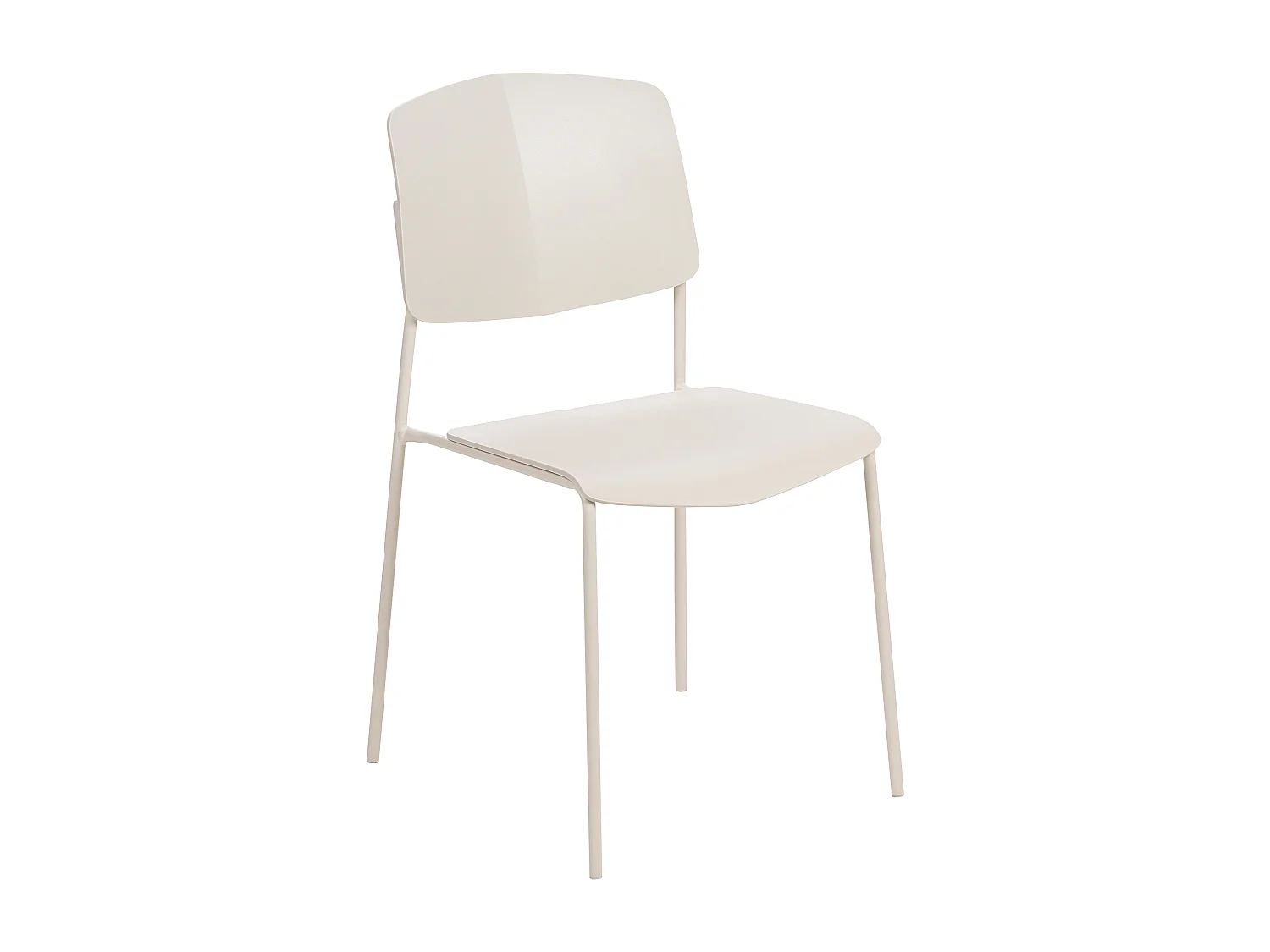 Conjunto de 4 cadeiras de jantar ASTORIA Creme