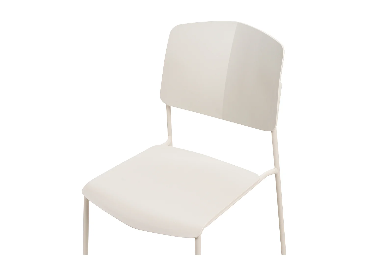 Conjunto de 4 cadeiras de jantar ASTORIA Creme