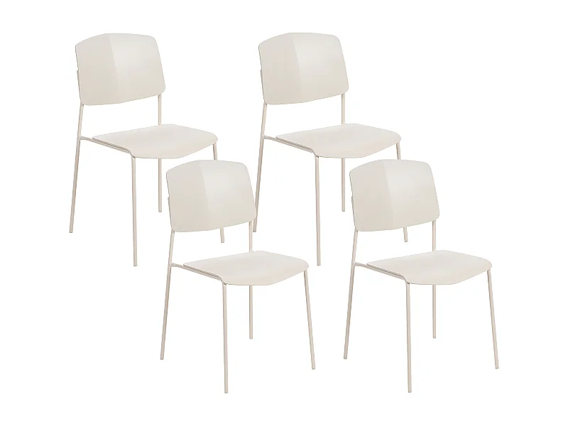 Esszimmerstuhl 4er Set ASTORIA Beige