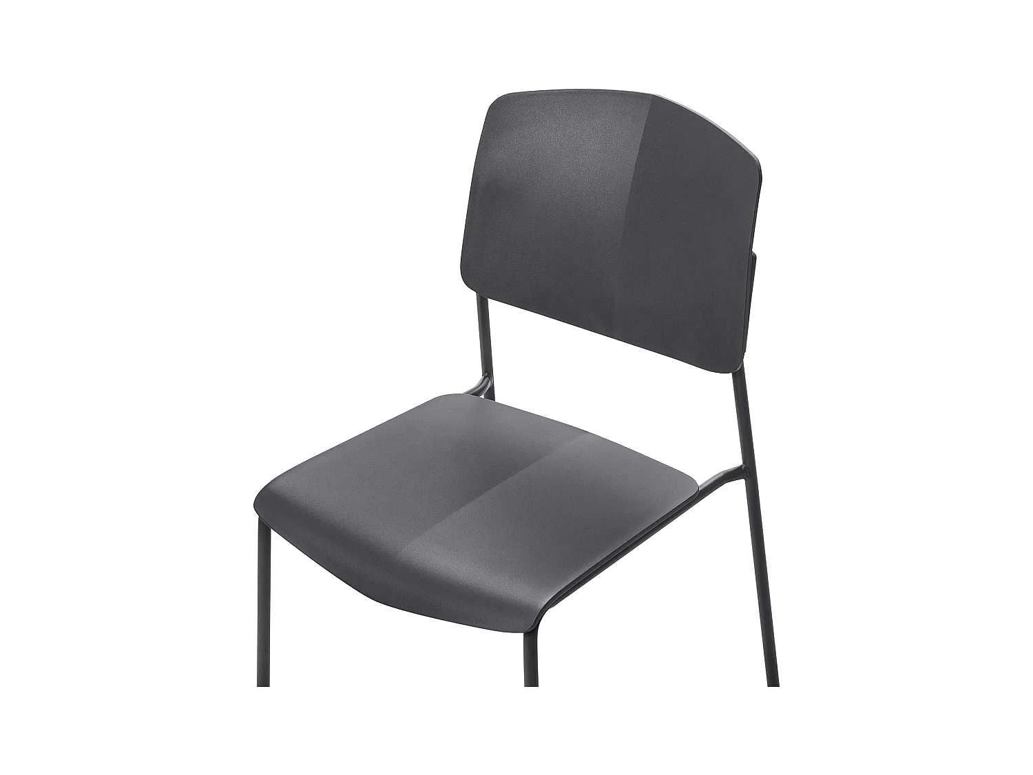 Lot de 4 chaises de salle à manger ASTORIA Noir