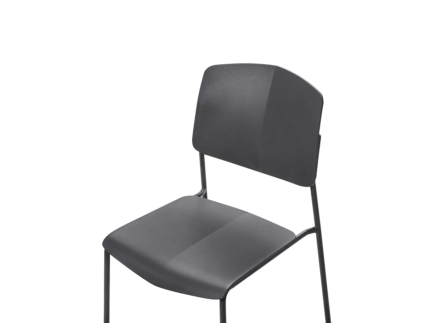 Lot de 4 chaises de salle à manger ASTORIA Noir