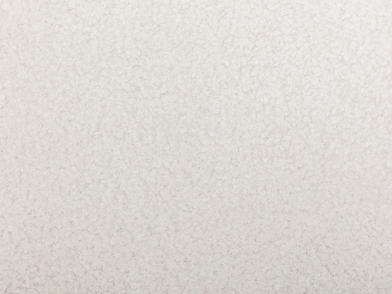 Sofá de 2 lugares tecido bouclé branco - CAMEDO