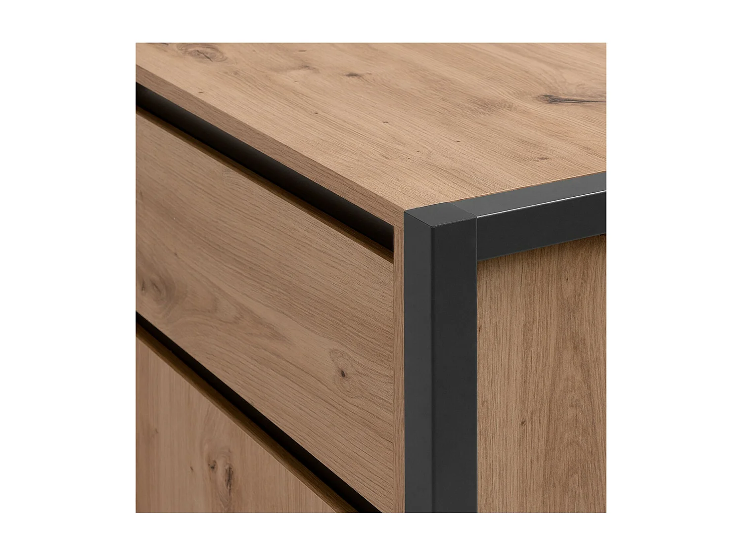 Bureau d'Angle Modulable Décor Chêne L139 cm - Prague