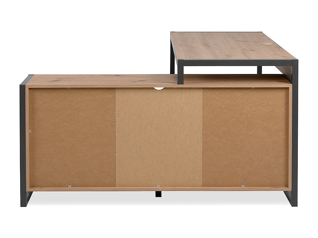 Bureau d'Angle Modulable Décor Chêne L139 cm - Prague