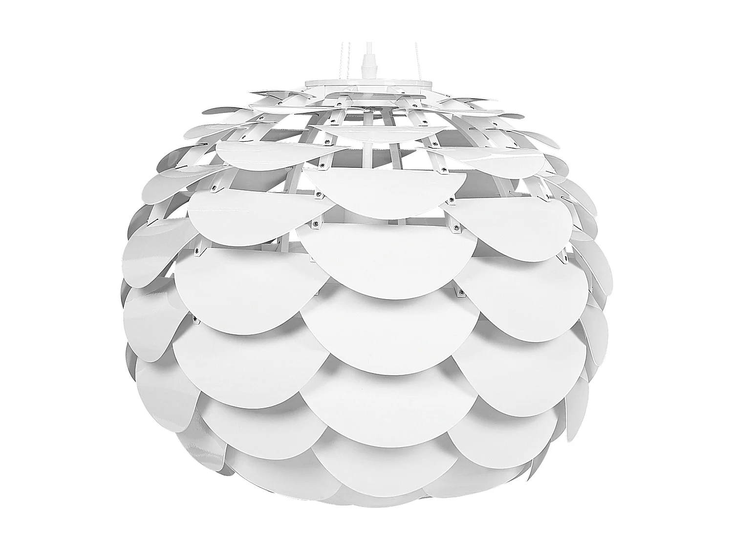 Candeeiro suspenso MOSELLE Metal Branco