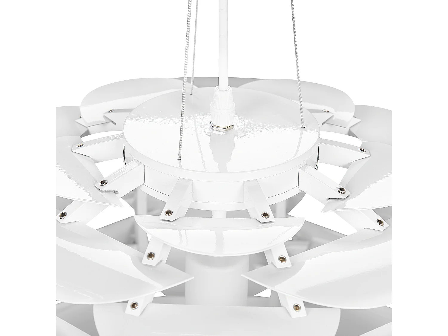 Candeeiro suspenso MOSELLE Metal Branco