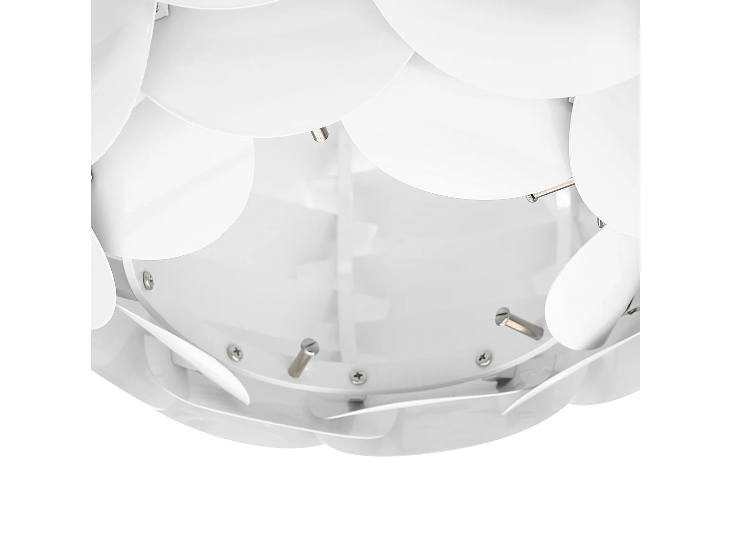 Candeeiro suspenso MOSELLE Metal Branco