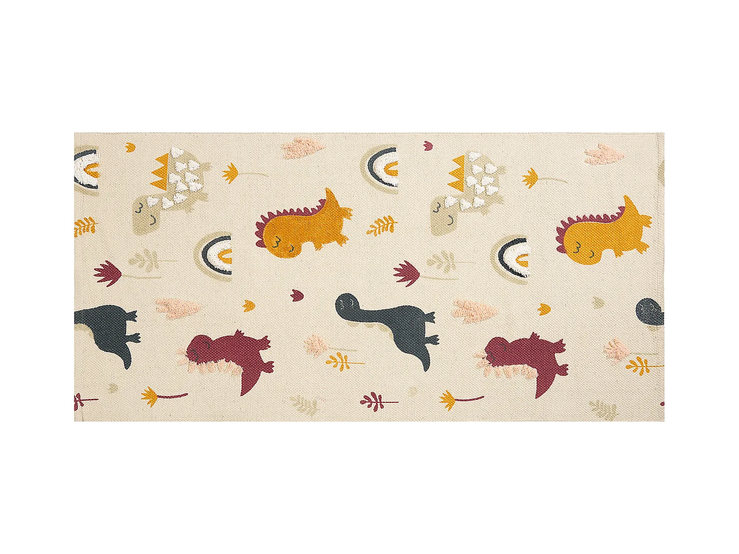 Tapis enfant TIOP Multicolore 80 x 150 cm Coton