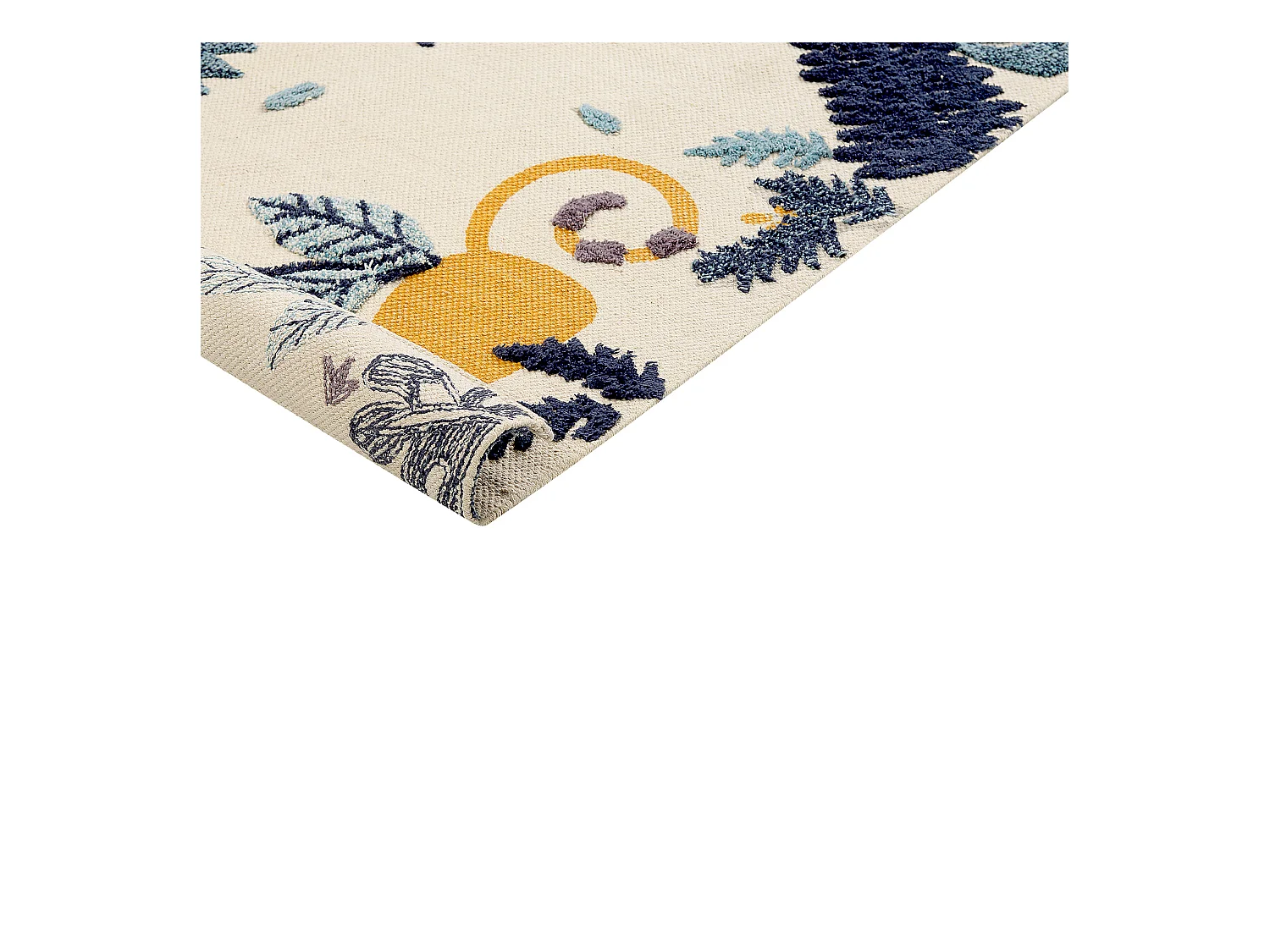 Tapis enfant NAIBOS Multicolore 80 x 150 cm Coton