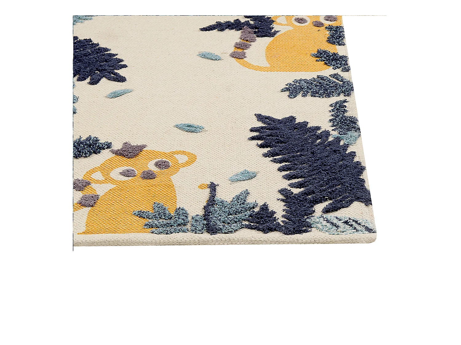 Tapis enfant NAIBOS Multicolore 80 x 150 cm Coton