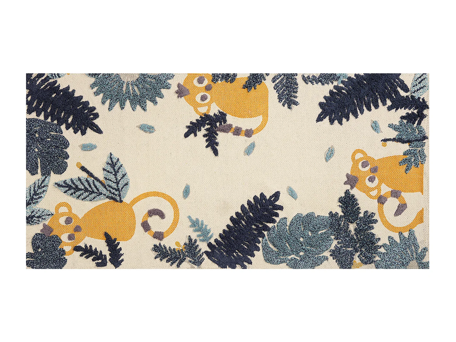 Tapis enfant NAIBOS Multicolore 80 x 150 cm Coton
