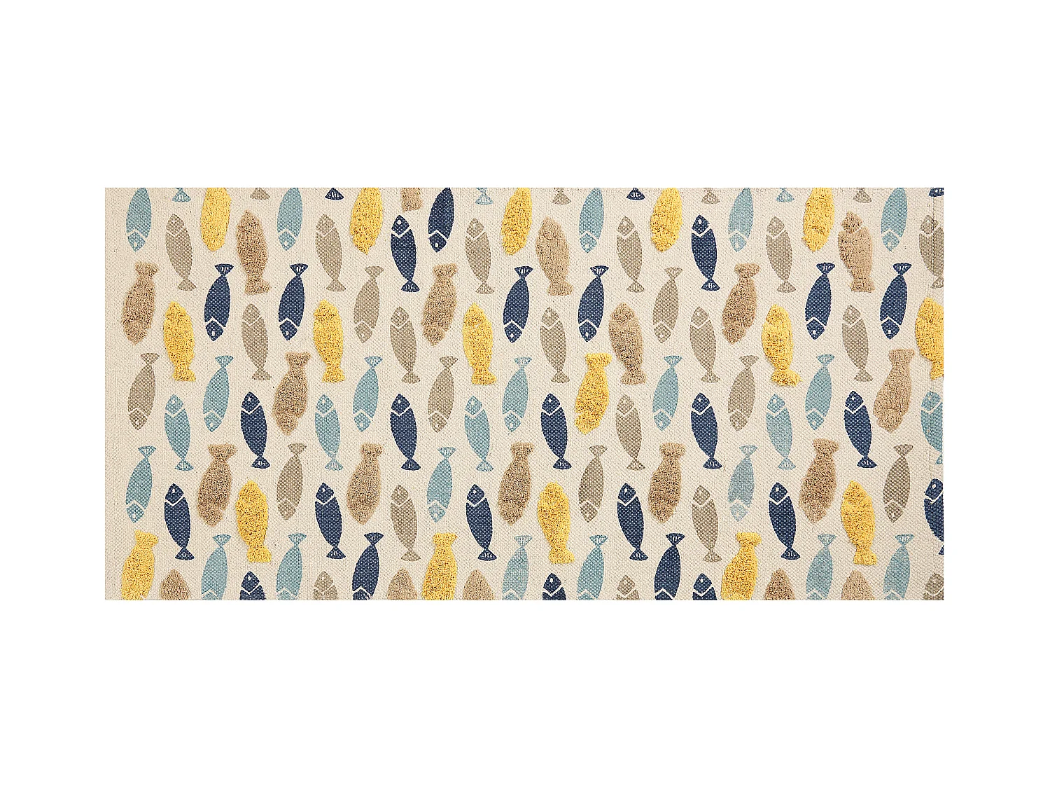 Tapis enfant IPUH Multicolore 80 x 150 cm Coton