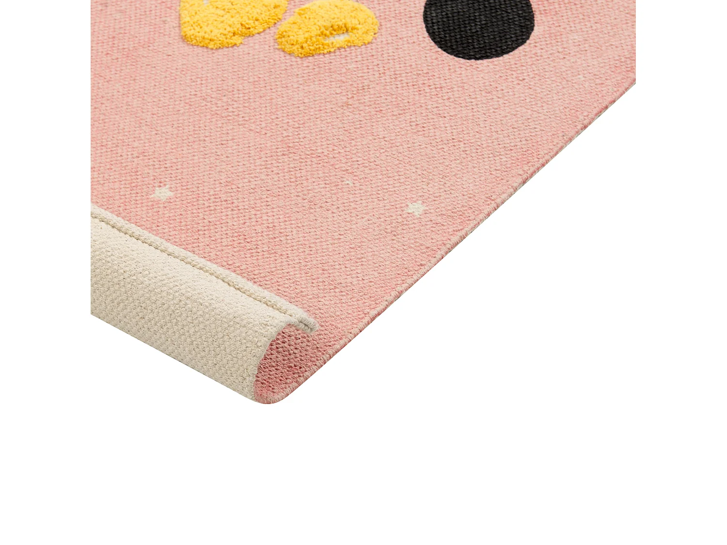 Tapete de algodão multicolor com motivo de urso 80 x 150 cm TAPAK