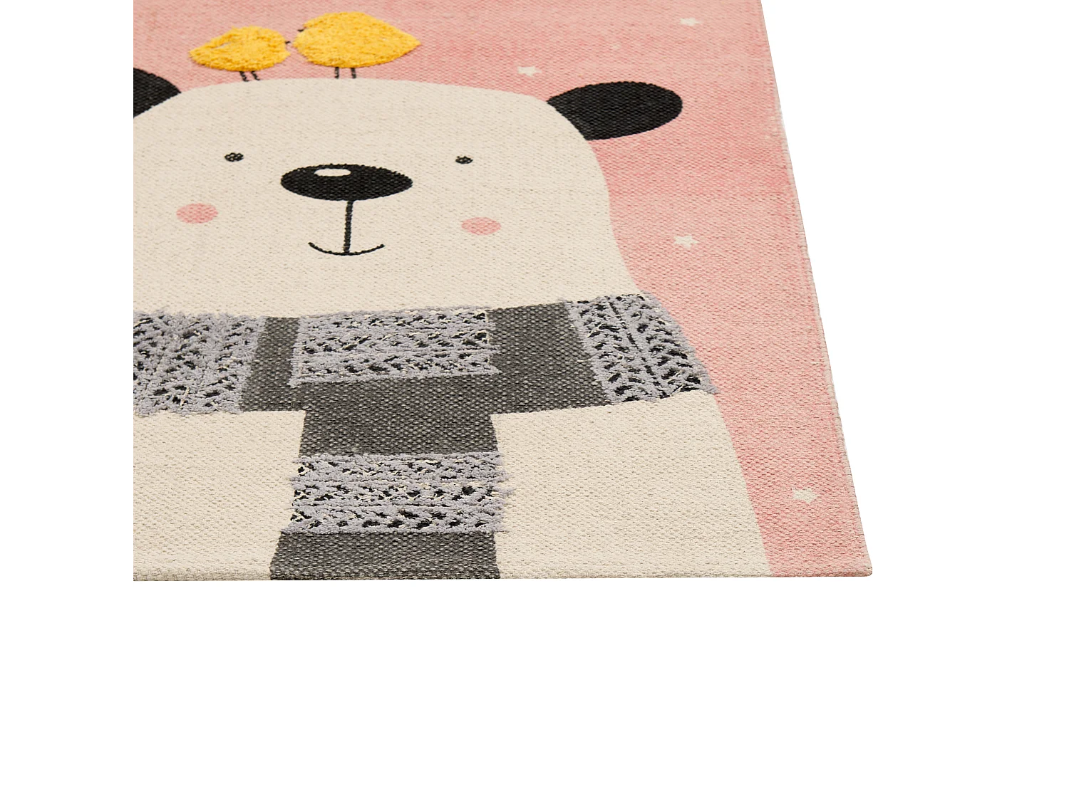 Kinderteppich Baumwolle mehrfarbig 80 x 150 cm Bärenmotiv TAPAK