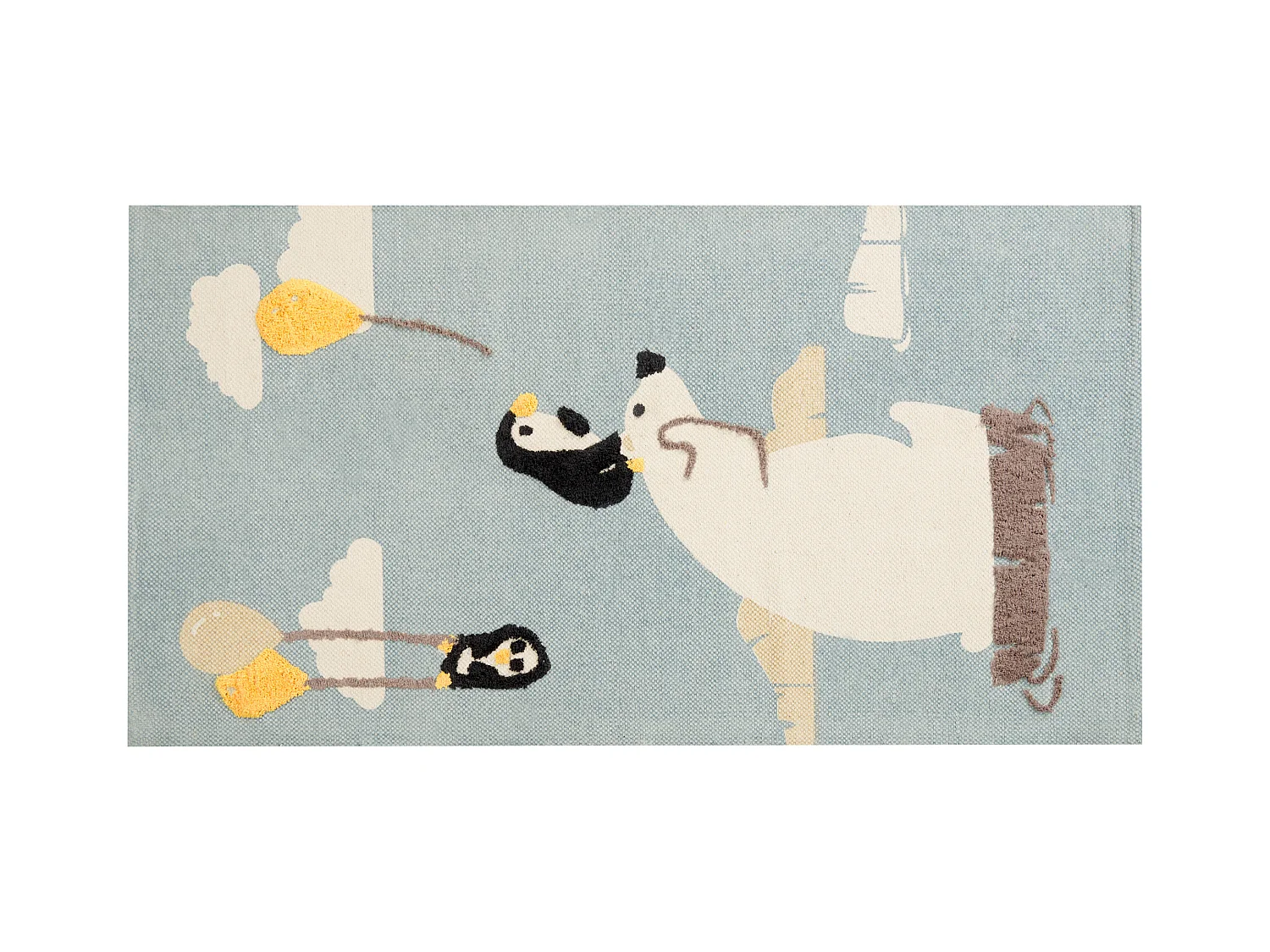 Tapis enfant BARUS Multicolore 80 x 150 cm Coton