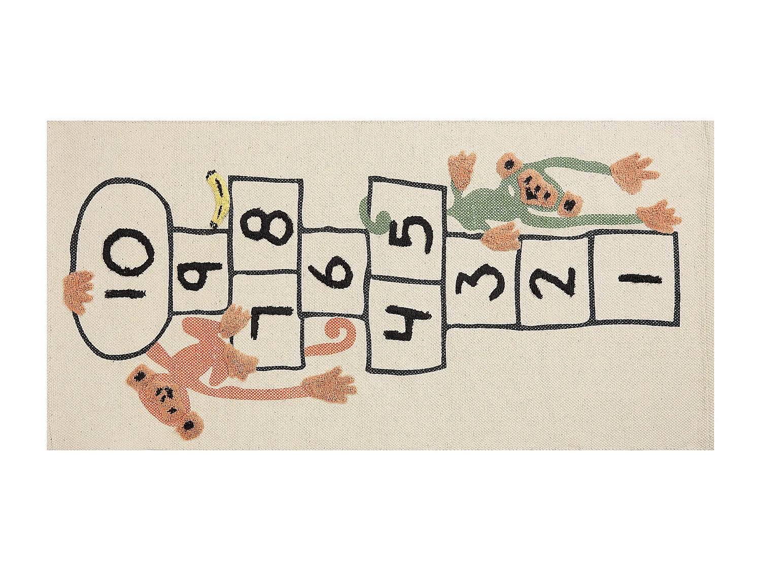 Tapis enfant KATIET Multicolore 80 x 150 cm Coton