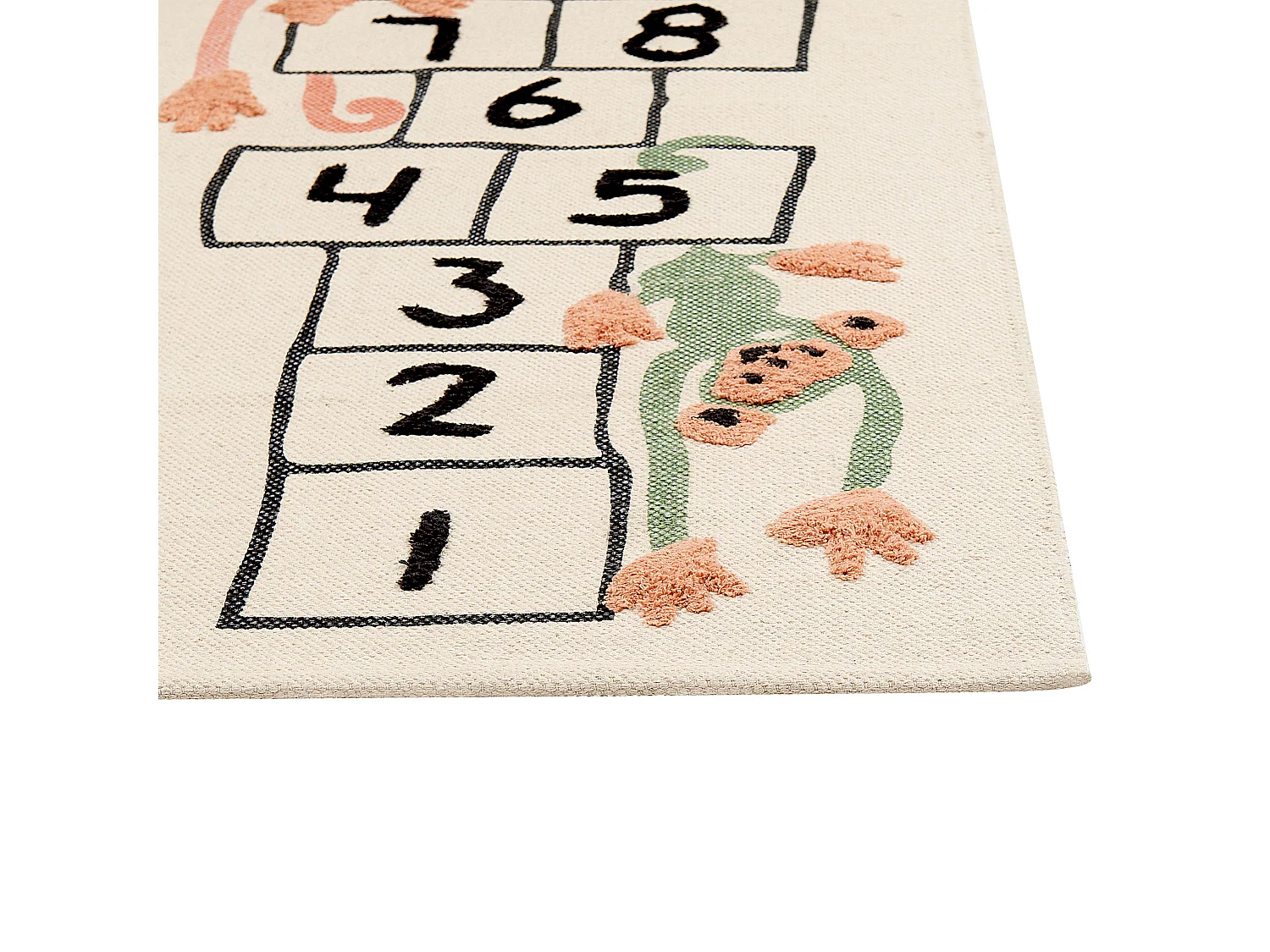 Tapis enfant KATIET Multicolore 80 x 150 cm Coton