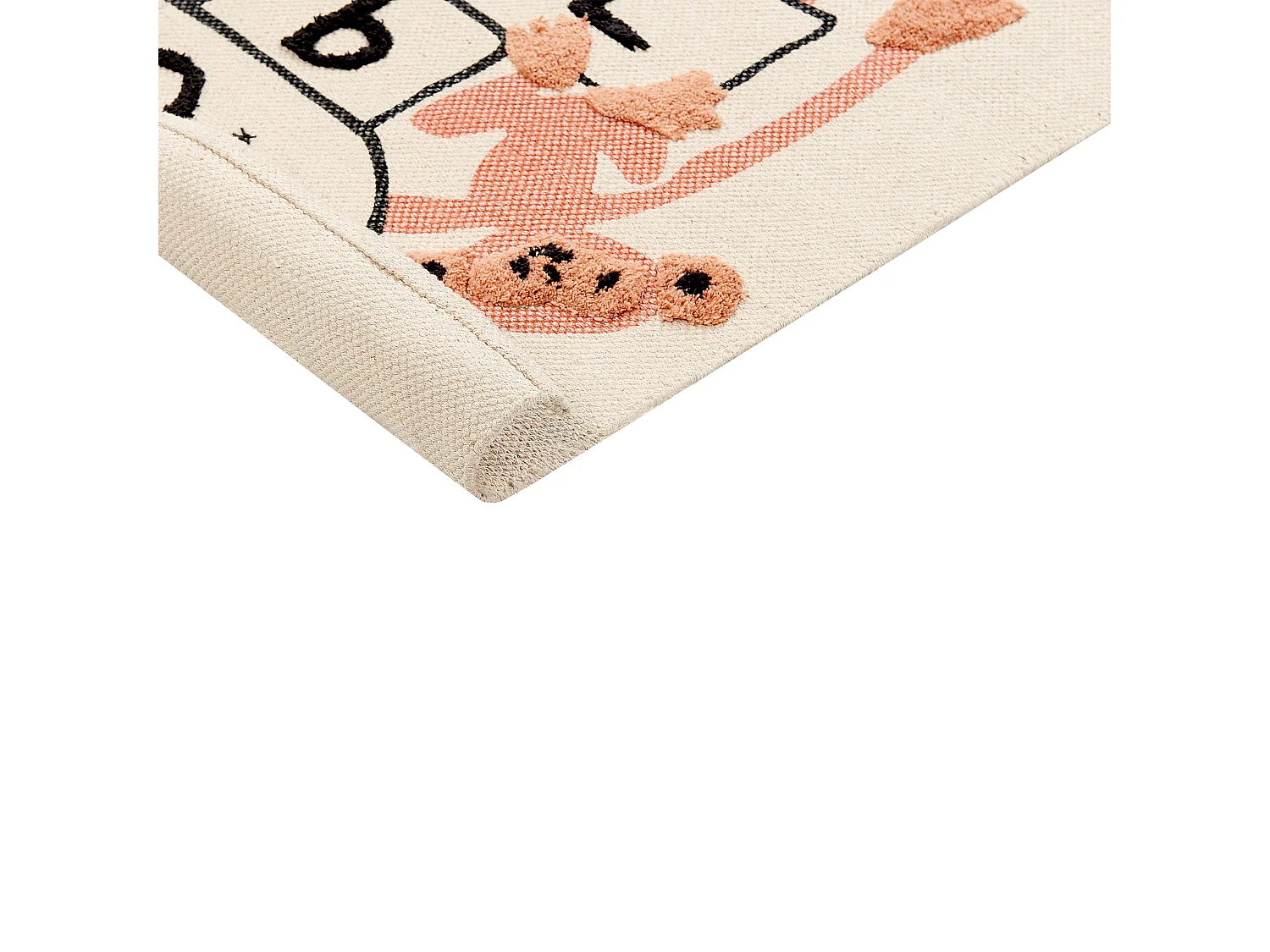 Tapis enfant KATIET Multicolore 80 x 150 cm Coton