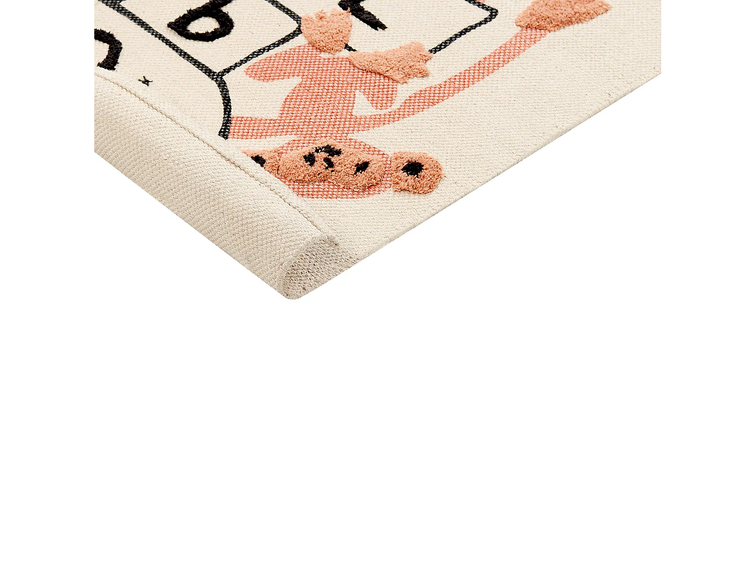 Tapis enfant KATIET Multicolore 80 x 150 cm Coton