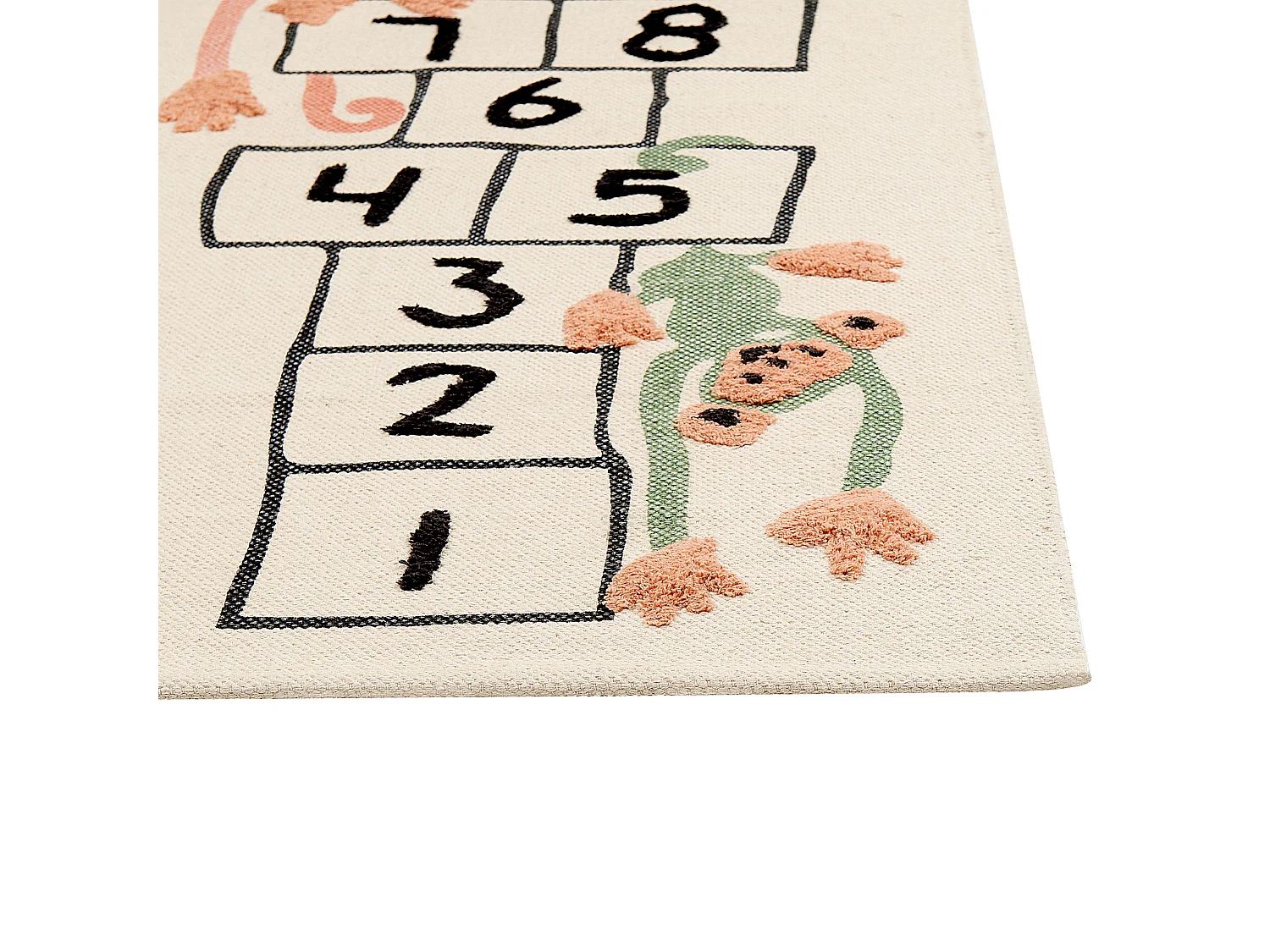 Tapis enfant KATIET Multicolore 80 x 150 cm Coton