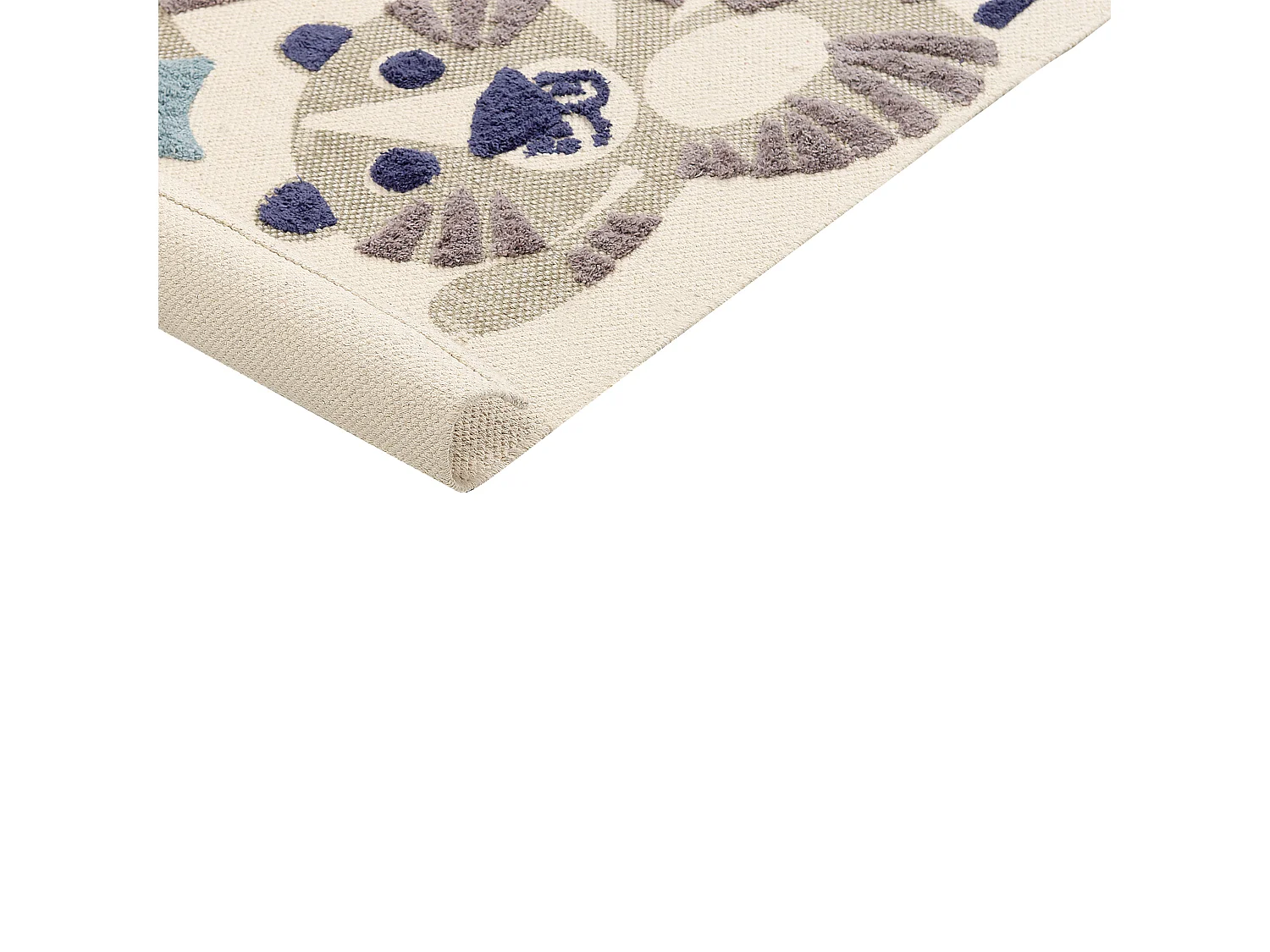 Tapis enfant SINGKIL Multicolore 80 x 150 cm Coton