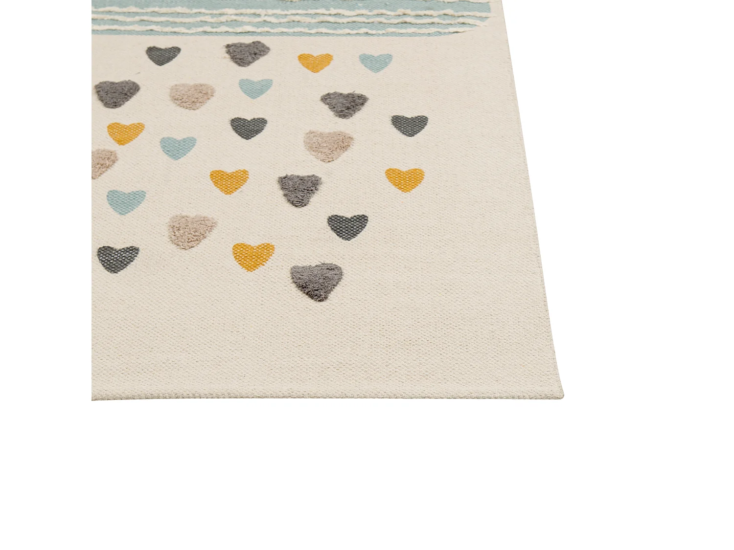 Tapis enfant BLANG Beige 80 x 150 cm Coton
